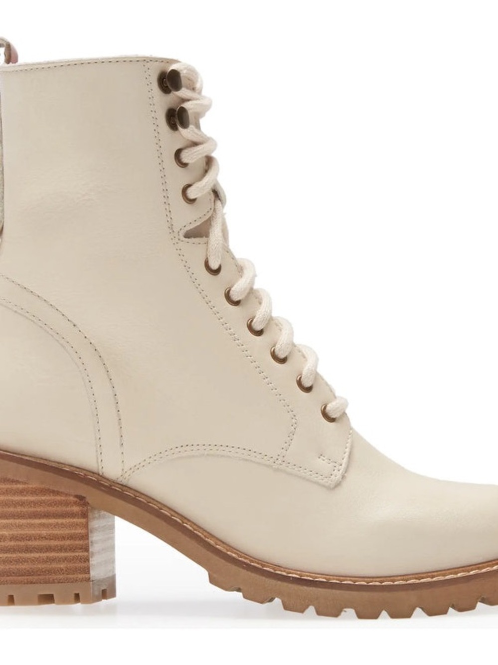 Seychelles Irresistible Combat Boot in Cream
